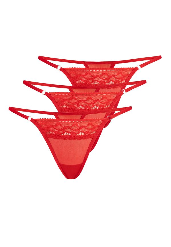 TEYLI TEYLI Tanga gaćice 'Erori'  crvena