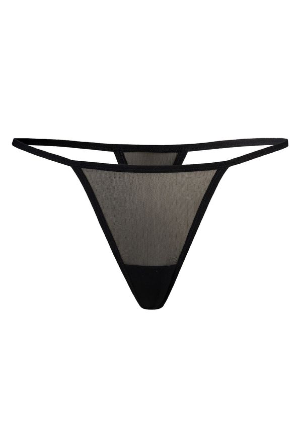 TEYLI TEYLI Tanga gaćice 'Paski'  crna