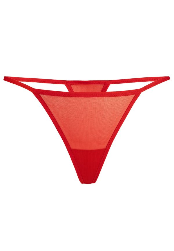 TEYLI TEYLI Tanga gaćice 'Paski'  vatreno crvena