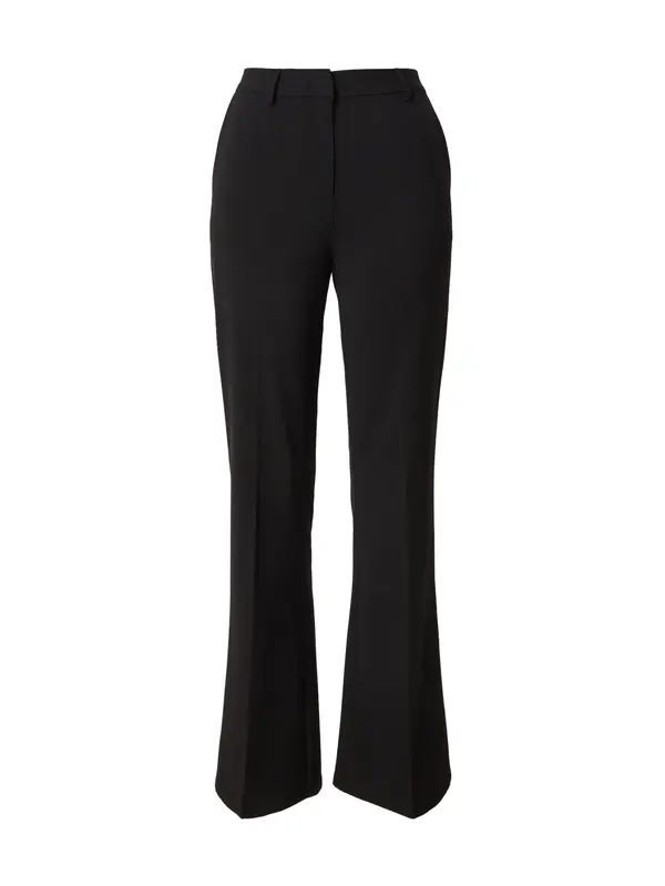The Base Theory The Base Theory Hlače 'FLARED PANTS'  crna