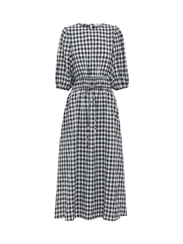 The Fated The Fated Haljina 'Lloyd'  siva / crna / bijela