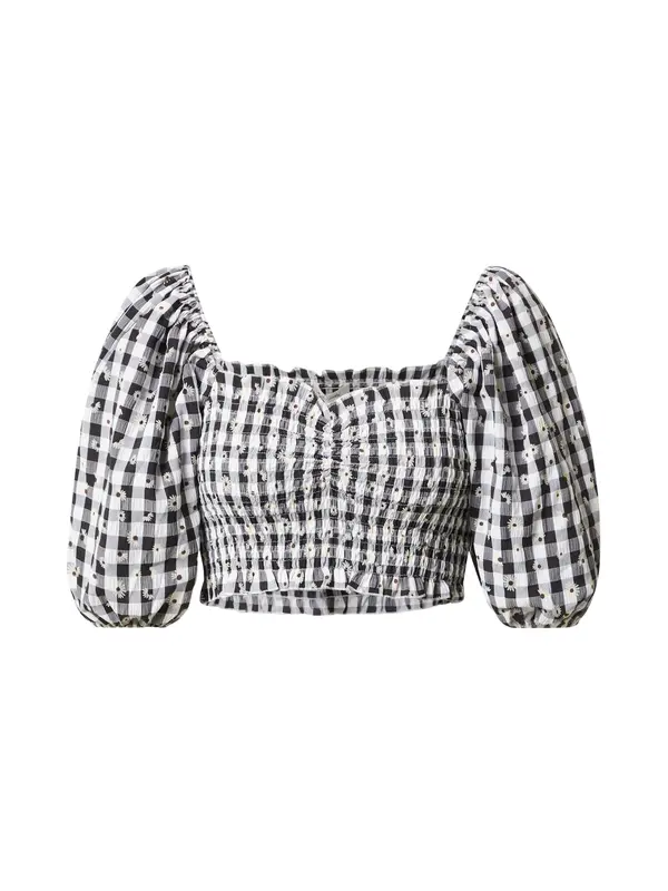 The Frolic The Frolic Bluza 'DARIA'  smeđa / crna / bijela