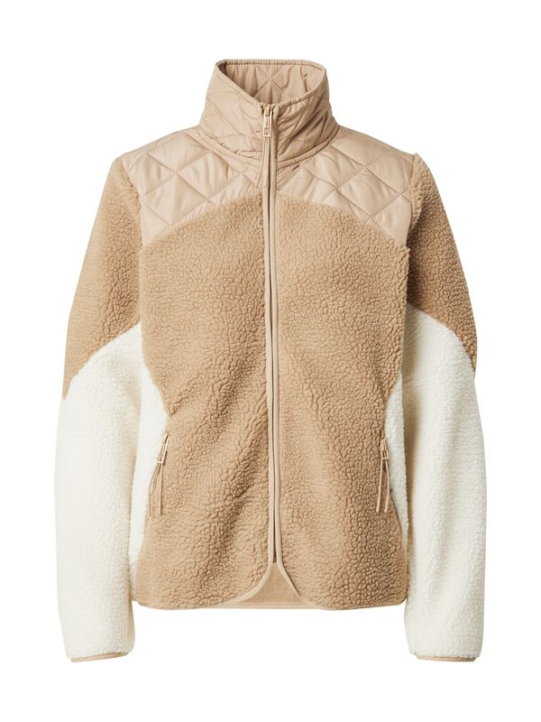 The Jogg Concept The Jogg Concept Flis jakna 'BERRI'  boja devine dlake (camel) / bijela