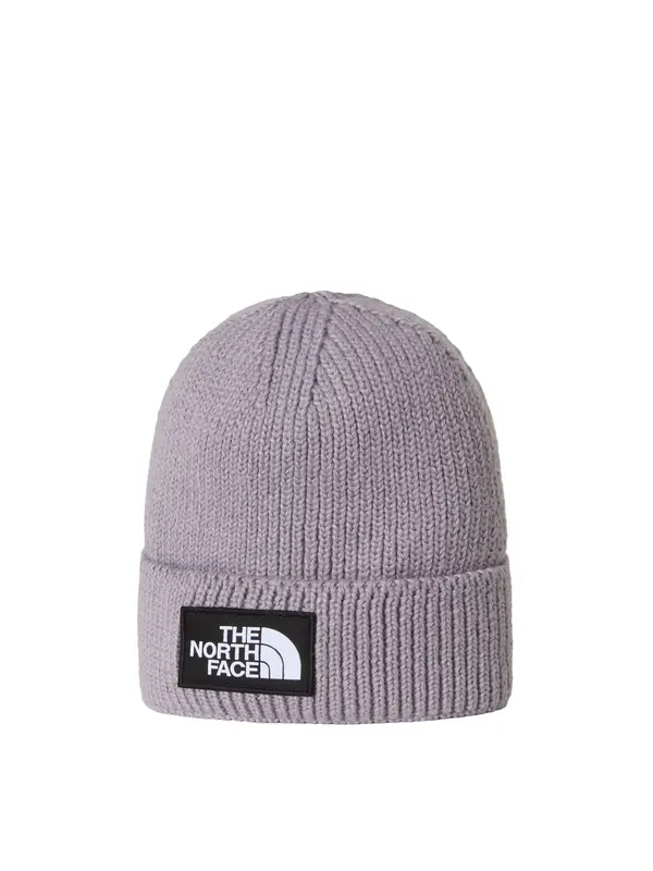 THE NORTH FACE THE NORTH FACE Dirndl šešir 'TNF LOGO BOX CUFFED BEANIE'  siva / zelena