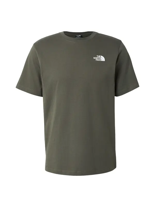 THE NORTH FACE THE NORTH FACE Majica  antracit siva / tamno zelena / bijela