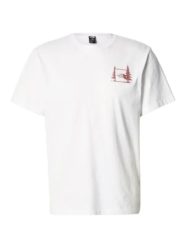 THE NORTH FACE THE NORTH FACE Majica  crvena / bijela