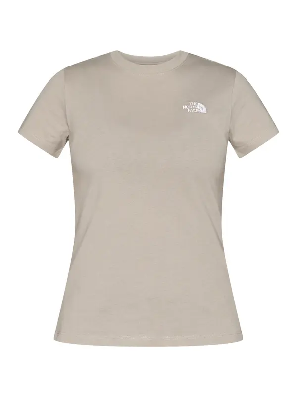 THE NORTH FACE THE NORTH FACE Majica 'Evolution Simple Dome'  kameno siva / bijela