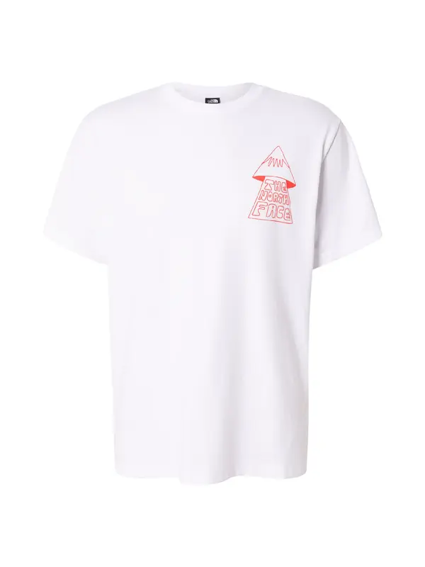 THE NORTH FACE THE NORTH FACE Majica 'MOUNTAIN PLAY'  svijetlo crvena / bijela