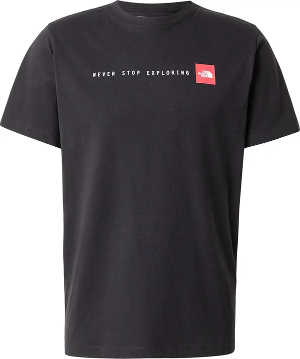 THE NORTH FACE THE NORTH FACE Majica 'NEVER STOP EXPLORING'  crvena / crna / bijela
