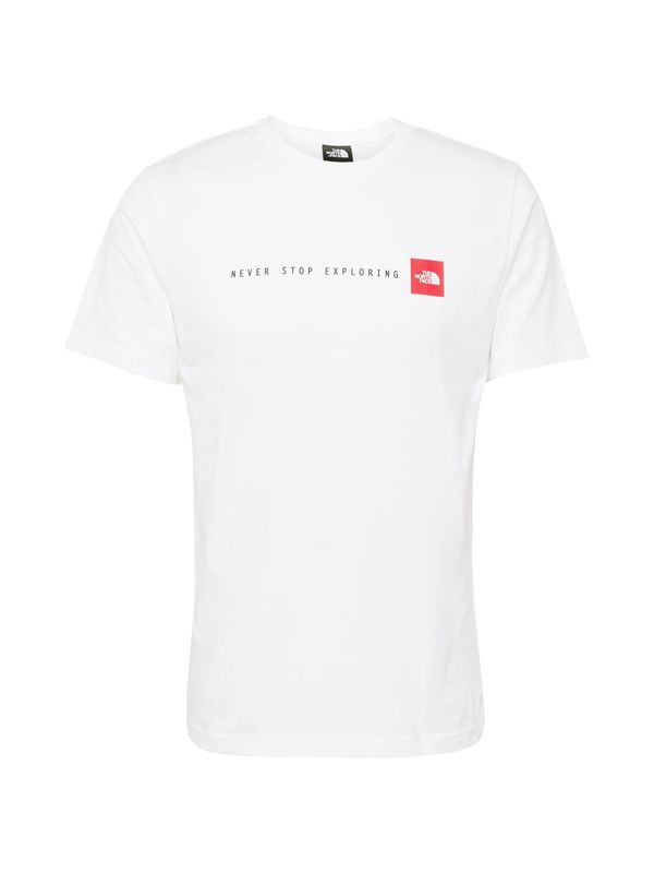 THE NORTH FACE THE NORTH FACE Majica 'Never Stop Exploring T-Shirt'  crvena / crna / bijela