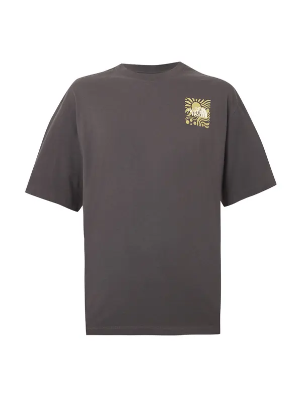 THE NORTH FACE THE NORTH FACE Majica 'SUN'  limeta zelena / antracit siva / bijela