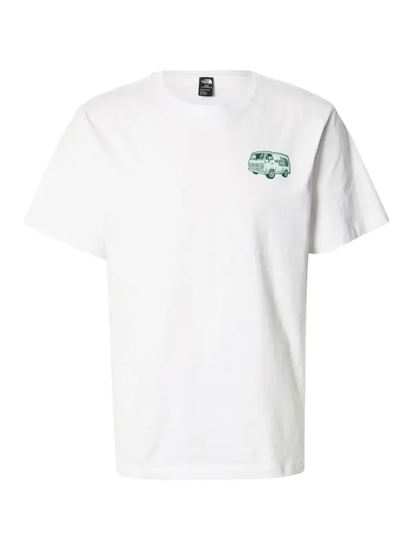 THE NORTH FACE THE NORTH FACE Majica 'VAN LIFE'  tamno zelena / bijela