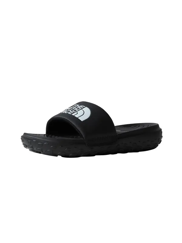 THE NORTH FACE THE NORTH FACE Natikače s potpeticom 'M NEVER STOP CUSH SLIDE'  crna / bijela