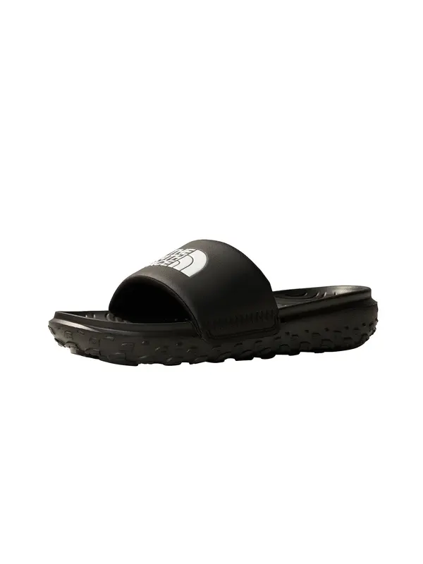 THE NORTH FACE THE NORTH FACE Natikače s potpeticom 'W NEVER STOP CUSH SLIDE'  crna / bijela