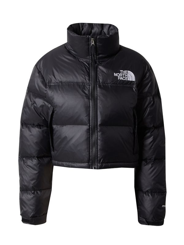 THE NORTH FACE THE NORTH FACE Prijelazna jakna 'Nuptse'  crna / srebro