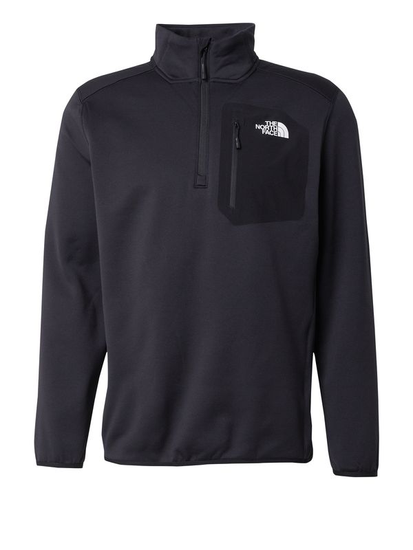 THE NORTH FACE THE NORTH FACE Sportska sweater majica 'CREST'  crna / bijela