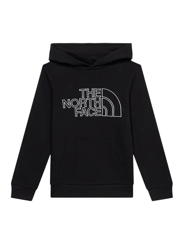 THE NORTH FACE THE NORTH FACE Sportska sweater majica 'DREW PEAK'  crna / bijela