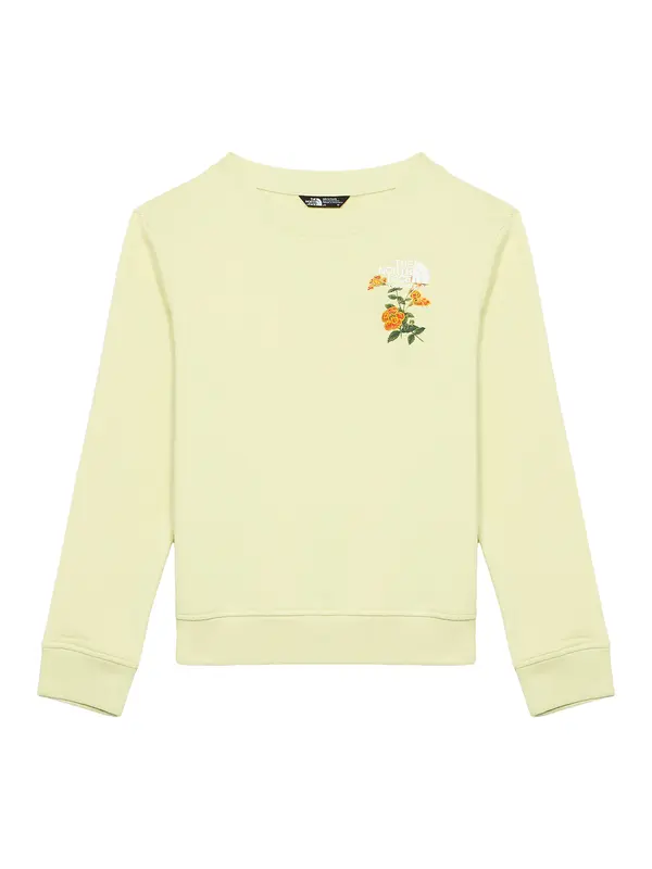 THE NORTH FACE THE NORTH FACE Sportska sweater majica 'FLORA'  limun / zelena / narančasta