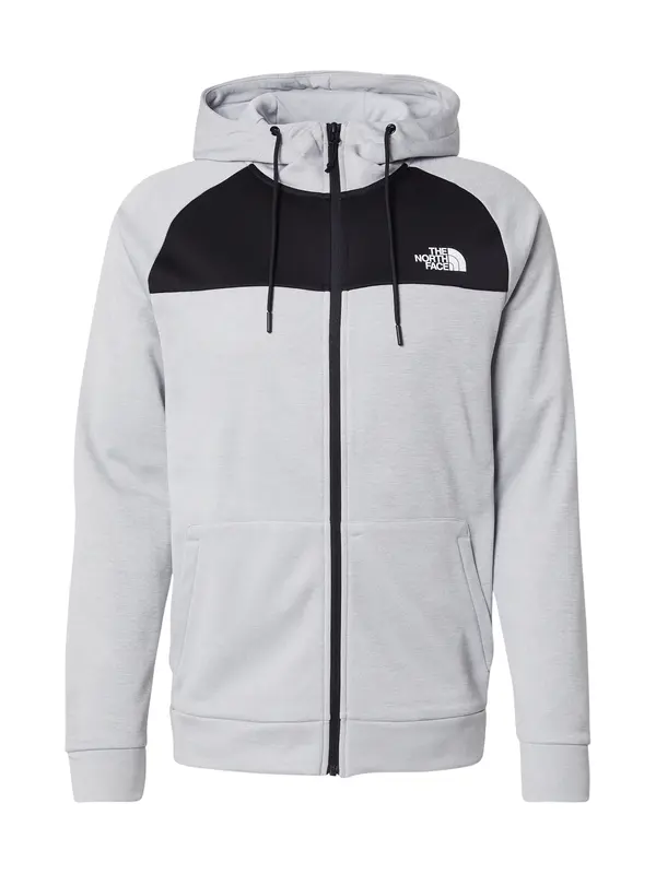 THE NORTH FACE THE NORTH FACE Sportski gornji dio trenirke  siva / crna / bijela