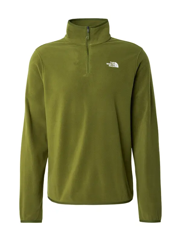 THE NORTH FACE THE NORTH FACE Sportski pulover 'GLACIER'  maslinasta / bijela