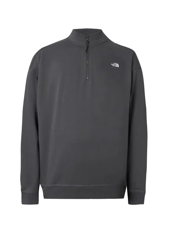 THE NORTH FACE THE NORTH FACE Sweater majica 'ESSENTIAL'  tamo siva / bijela