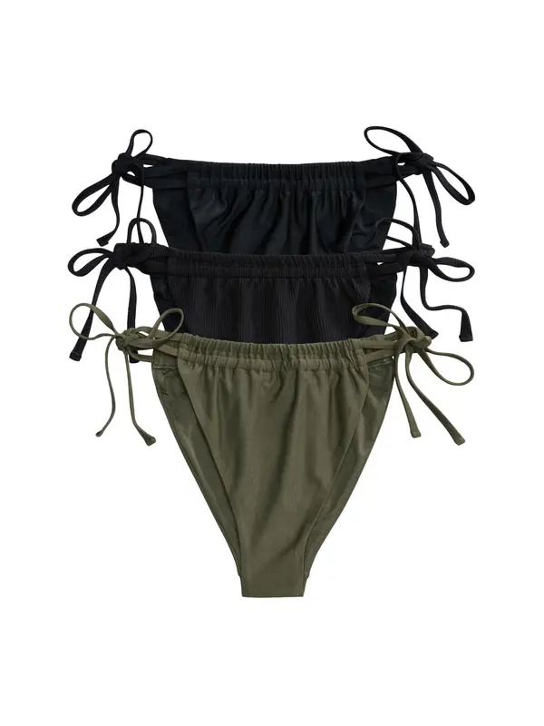 The Set The Set Bikini donji dio  kaki / crna