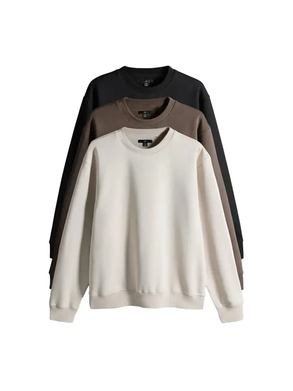 The Set The Set Sweater majica  boja pijeska / smeđa / crna
