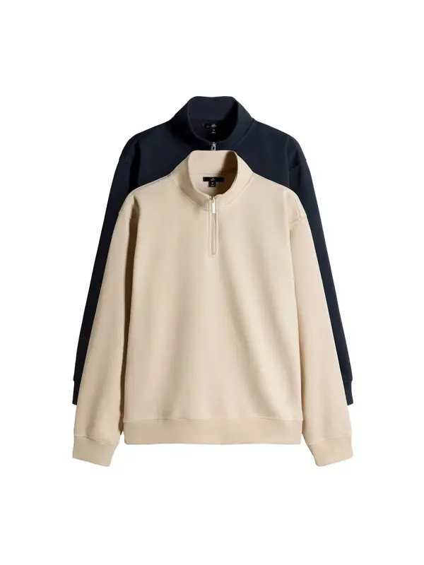 The Set The Set Sweater majica  ecru/prljavo bijela / mornarsko plava