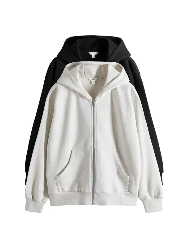The Set The Set Sweater majica  svijetlosiva / crna