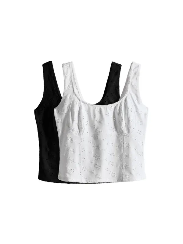 The Set The Set Top  crna / bijela