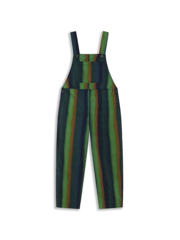 Thinking MU Thinking MU Hlače s tregerima 'Luz'  limeta zelena / zelena / tamno zelena