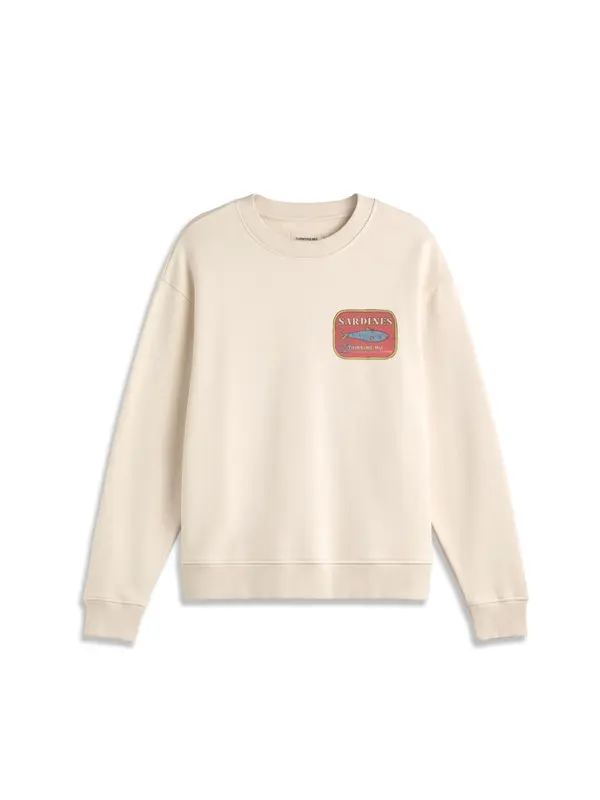 Thinking MU Thinking MU Sweater majica 'Leon'  kraljevsko plava / senf / pastelno žuta / vuneno bijela