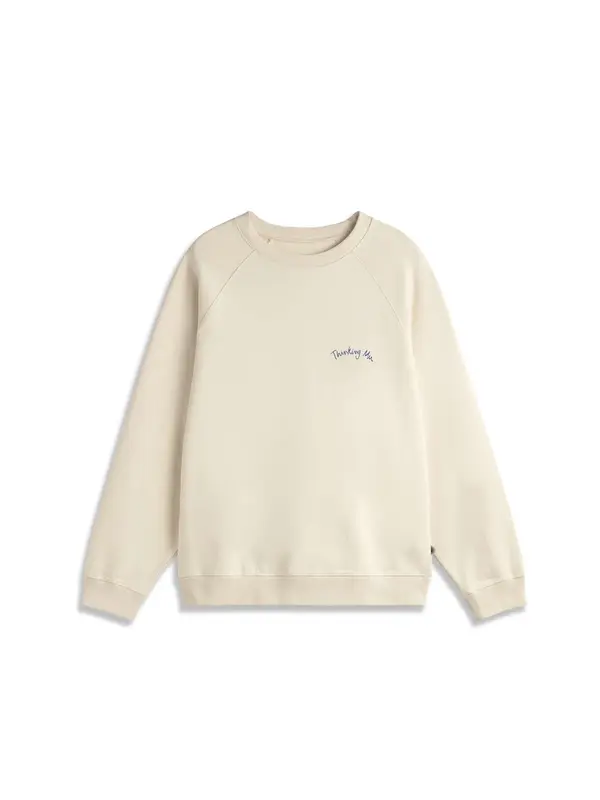 Thinking MU Thinking MU Sweater majica 'Pepe'  miks boja / prljavo bijela