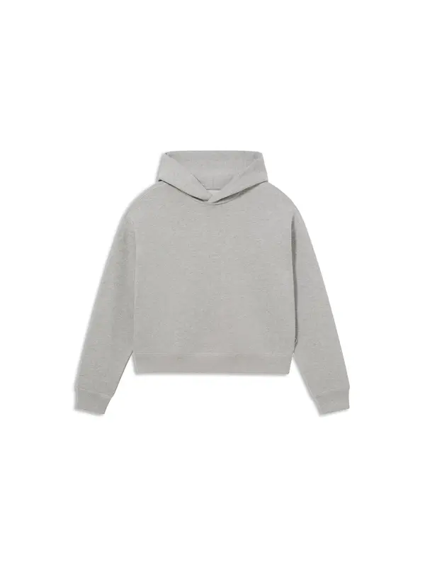 Thinking MU Thinking MU Sweater majica 'Valeria'  siva melange / tamno zelena