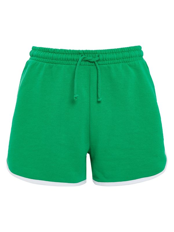 Threadbare Threadbare Hlače 'Freddie'  zelena / bijela