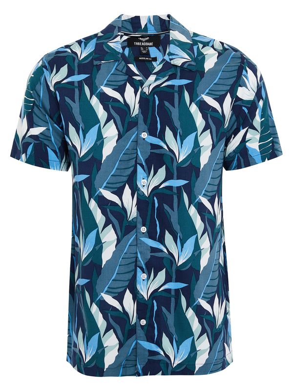 Threadbare Threadbare Košulja  plava / svijetloplava / petrol / bijela