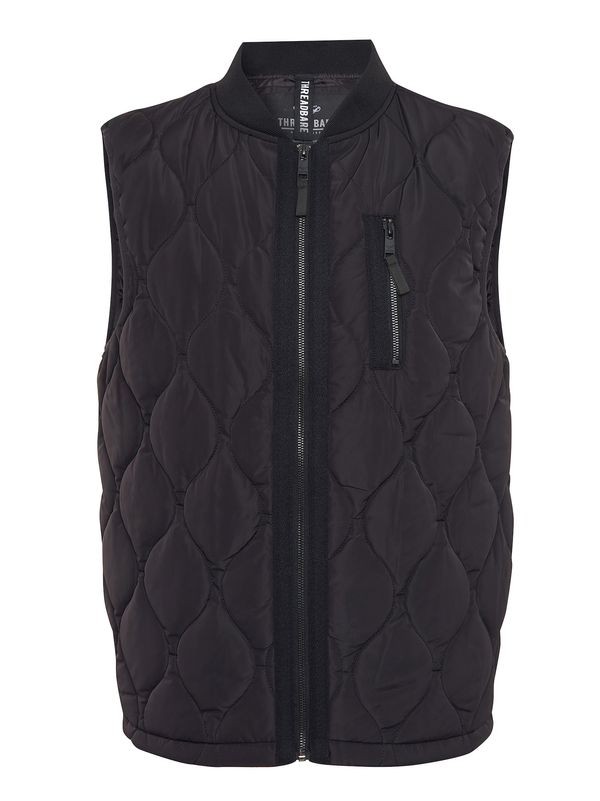 Threadbare Threadbare Prsluk 'Gilet McLaren'  crna