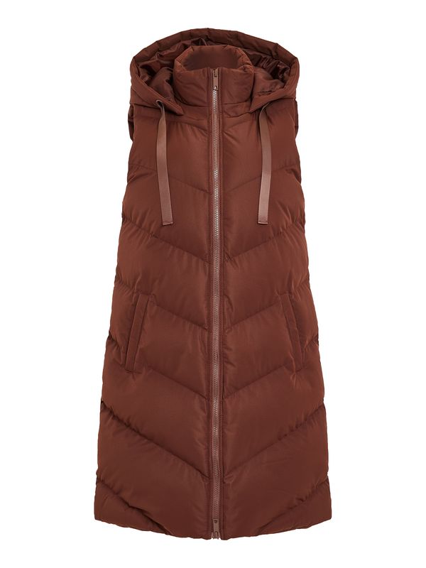 Threadbare Threadbare Prsluk 'Vamp'  tamno smeđa