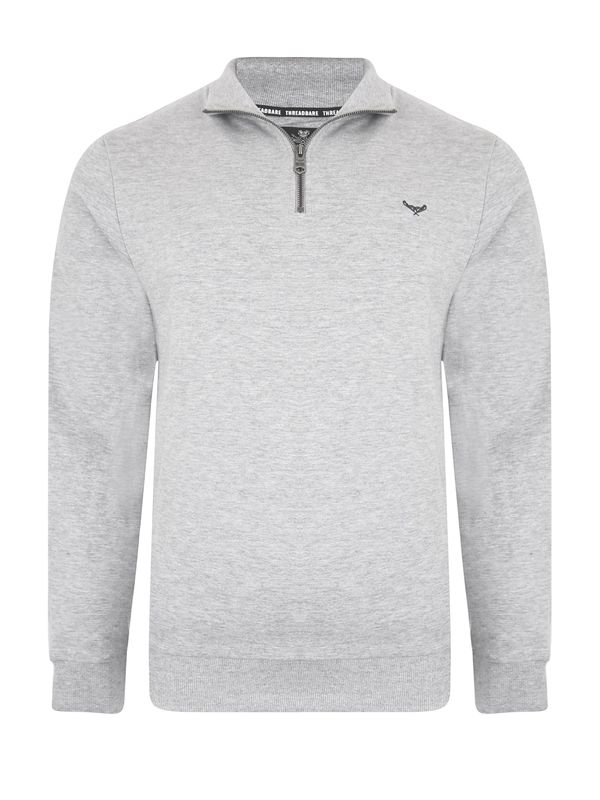 Threadbare Threadbare Sweater majica 'Patrick'  siva melange