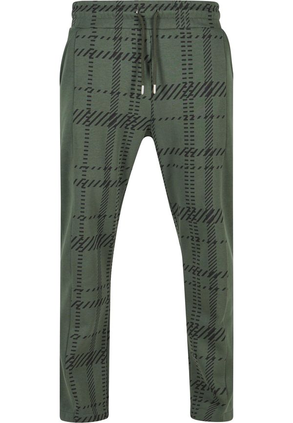 Thug Life Thug Life Hlače  kraljevski zelena / crna