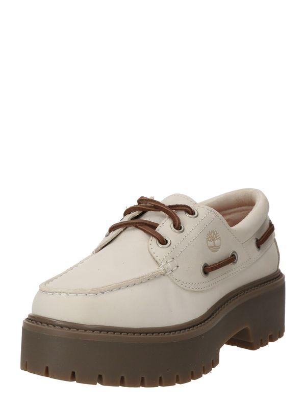 TIMBERLAND TIMBERLAND Cipele na vezanje  smeđa / bijela