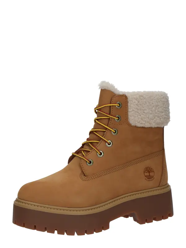 TIMBERLAND TIMBERLAND Gležnjače na vezanje  svijetlobež / karamela