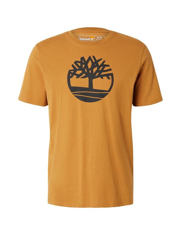 TIMBERLAND TIMBERLAND Majica  karamela / svijetlosmeđa / tamno smeđa