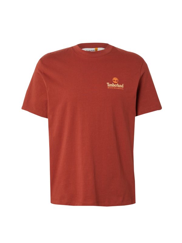 TIMBERLAND TIMBERLAND Majica  svijetlobež / žuta / kraljevski zelena / hrđavo crvena