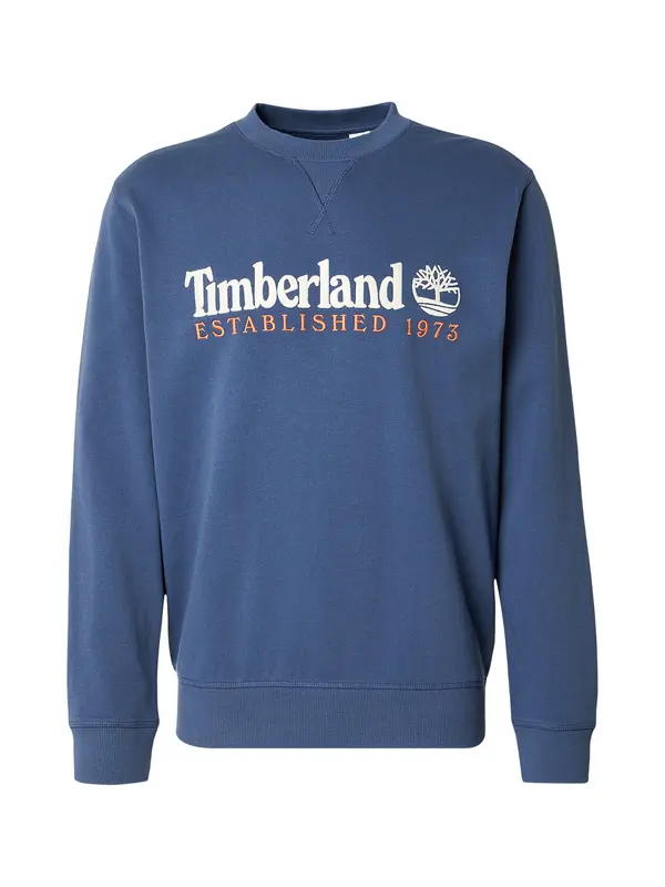 TIMBERLAND TIMBERLAND Sweater majica  safirno plava / narančasta / bijela