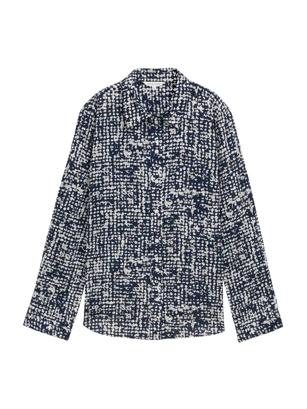 Tom Tailor TOM TAILOR Bluza  bež / morsko plava / bijela