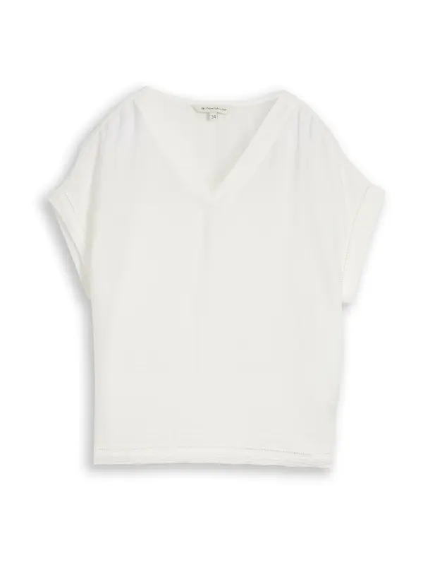 TOM TAILOR TOM TAILOR Bluza  bijela