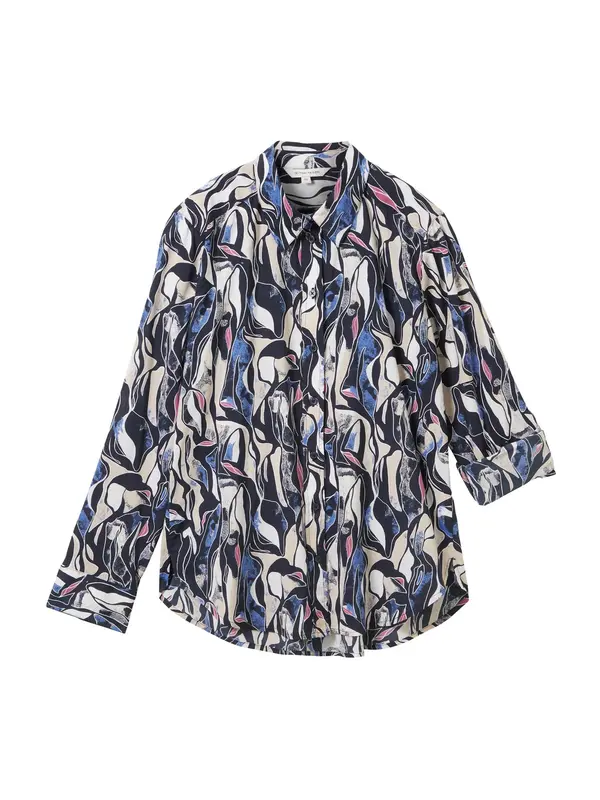 TOM TAILOR TOM TAILOR Bluza  boja pijeska / plava / morsko plava / ružičasta
