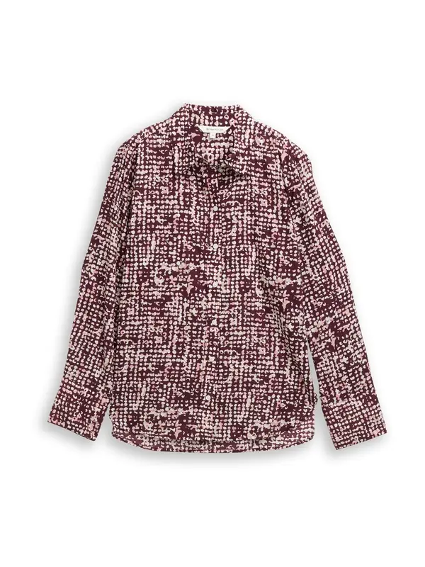 Tom Tailor TOM TAILOR Bluza  boja pijeska / tamno crvena