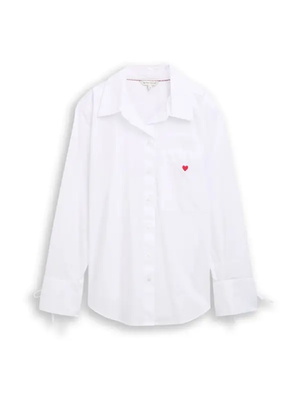 TOM TAILOR TOM TAILOR Bluza  crvena / bijela